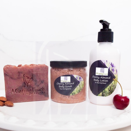 Cherry Almond Bath and Body Collection